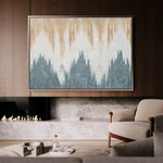 Abstract 116 Canvas Art 18" x 24" / 45 x 60 cm / Black