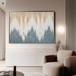 Abstract 116 Canvas Art 18" x 24" / 45 x 60 cm / Black