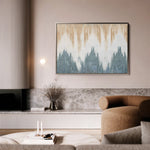 Abstract 116 Canvas Art 18" x 24" / 45 x 60 cm / Black