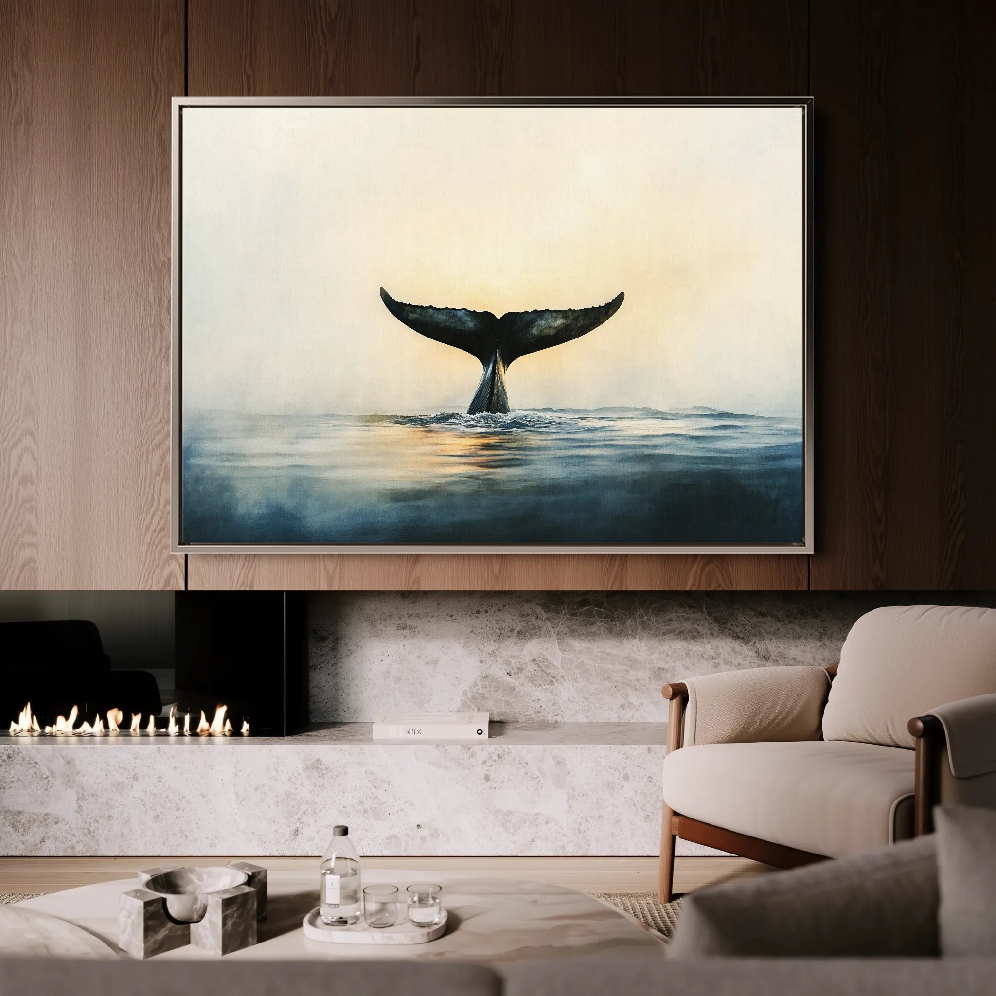 Animals 116 Canvas Art 18" x 24" / 45 x 60 cm / Black