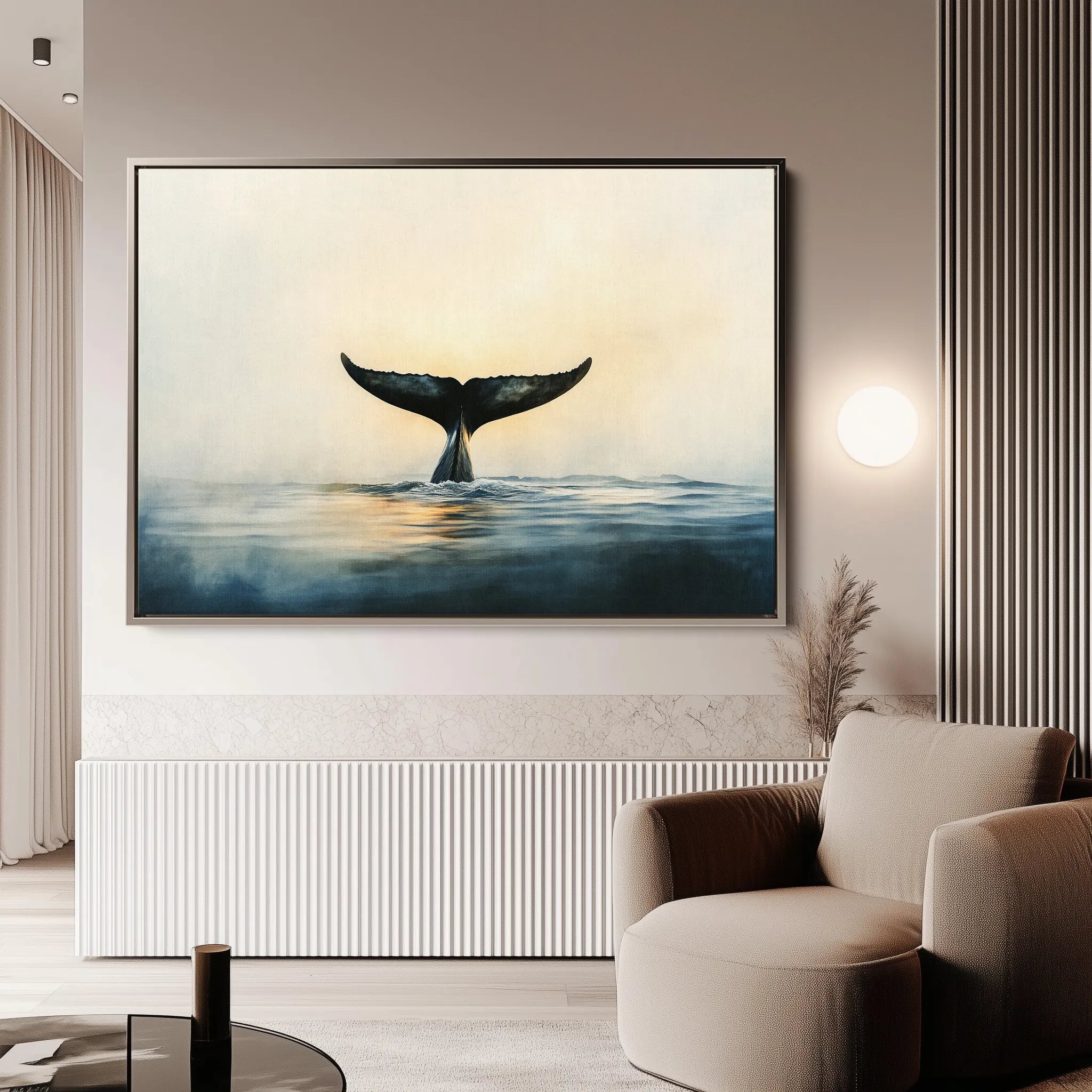 Animals 116 Canvas Art 18" x 24" / 45 x 60 cm / Black