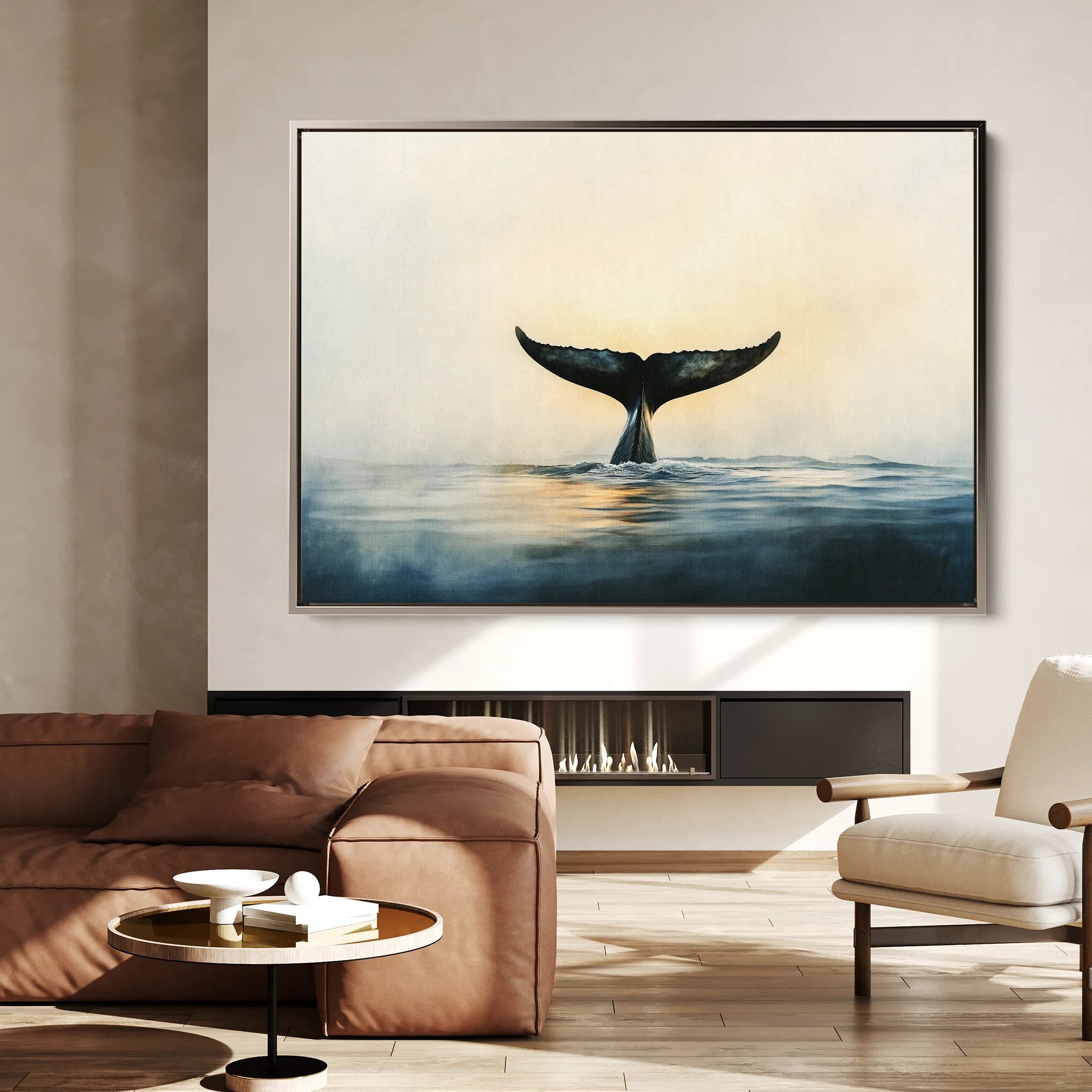 Animals 116 Canvas Art 18" x 24" / 45 x 60 cm / Black