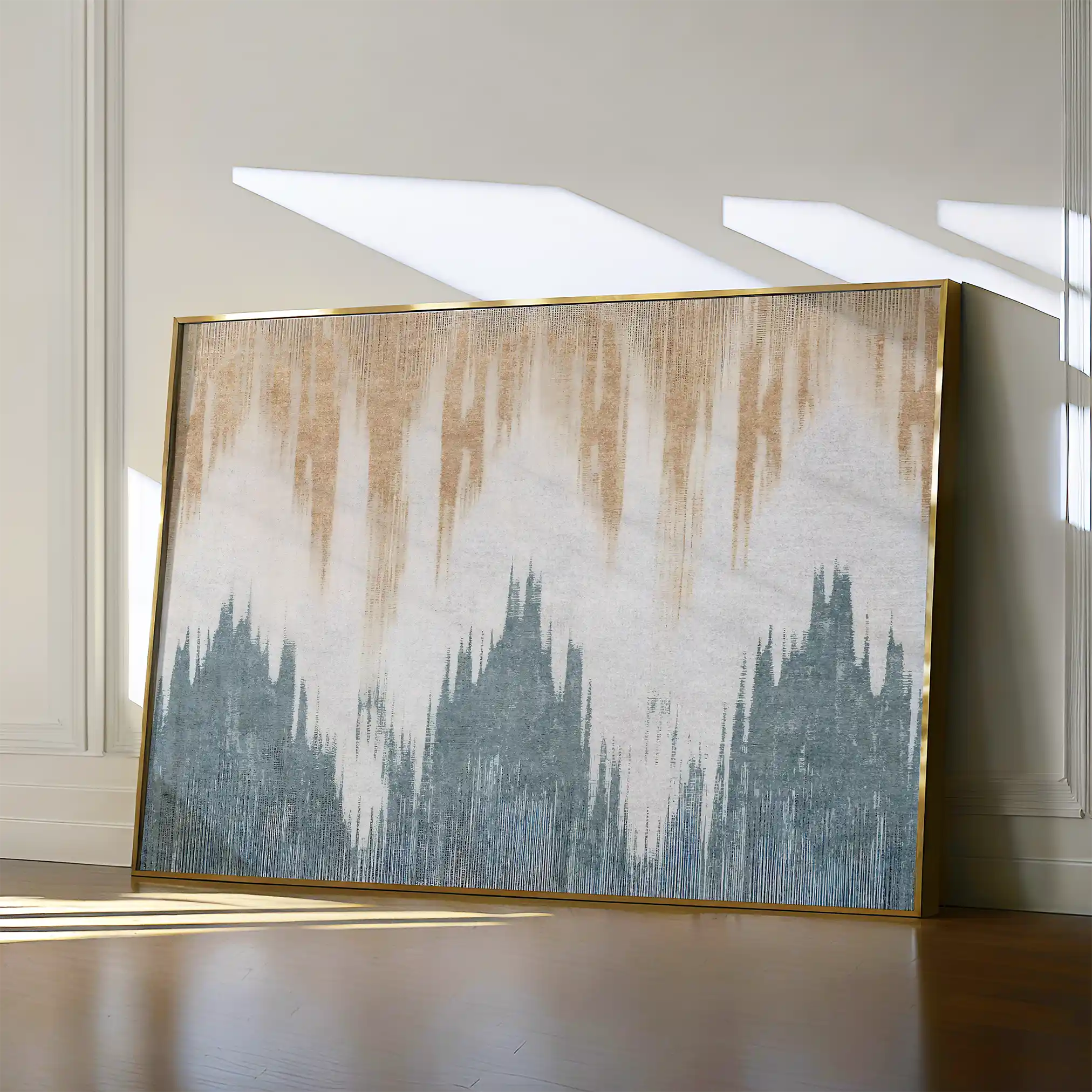 Abstract 116 Canvas Art 60 x 40 cm / Black
