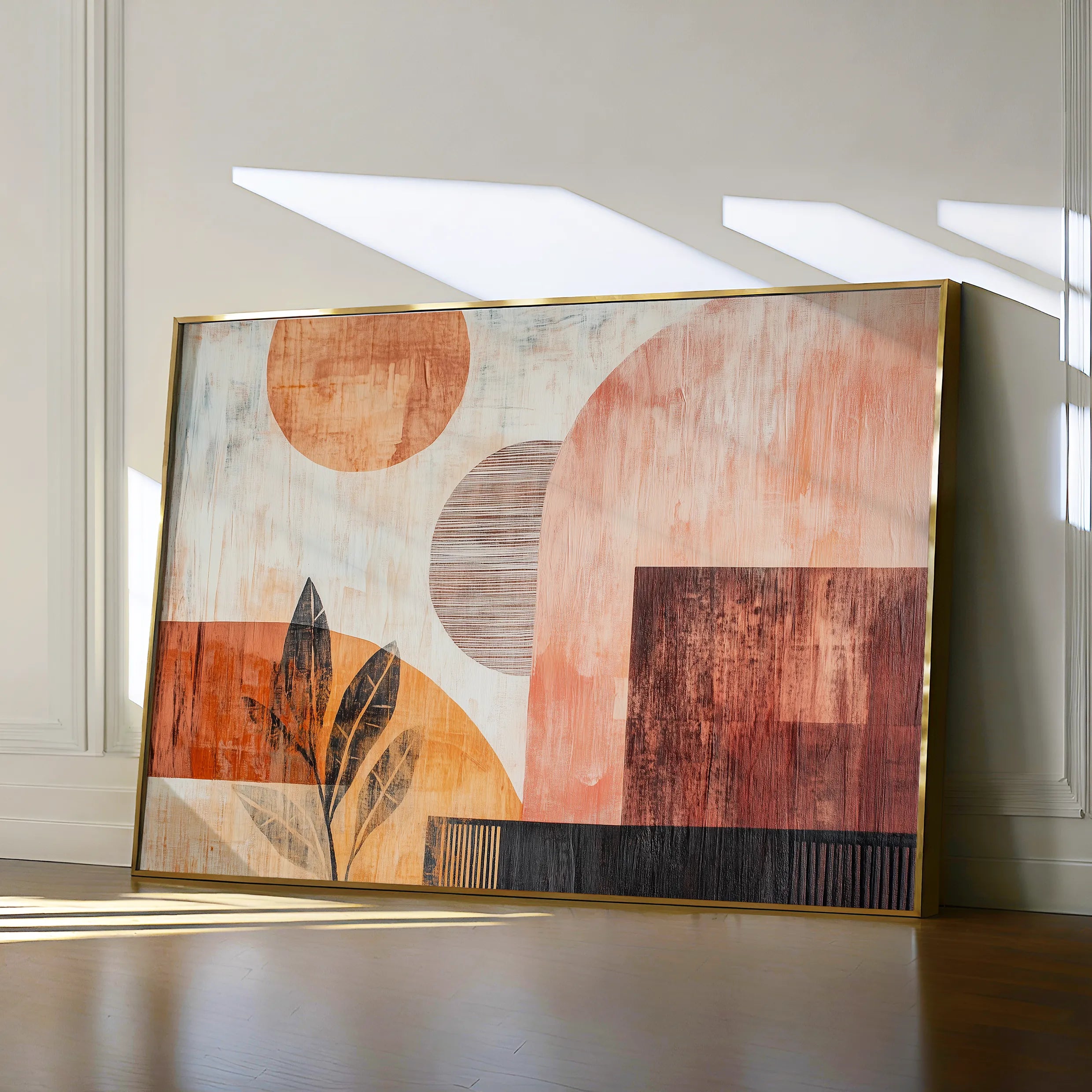 Boho 116 Canvas Art 18" x 24" / 45 x 60 cm / Black