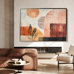 Boho 116 Canvas Art 18" x 24" / 45 x 60 cm / Black
