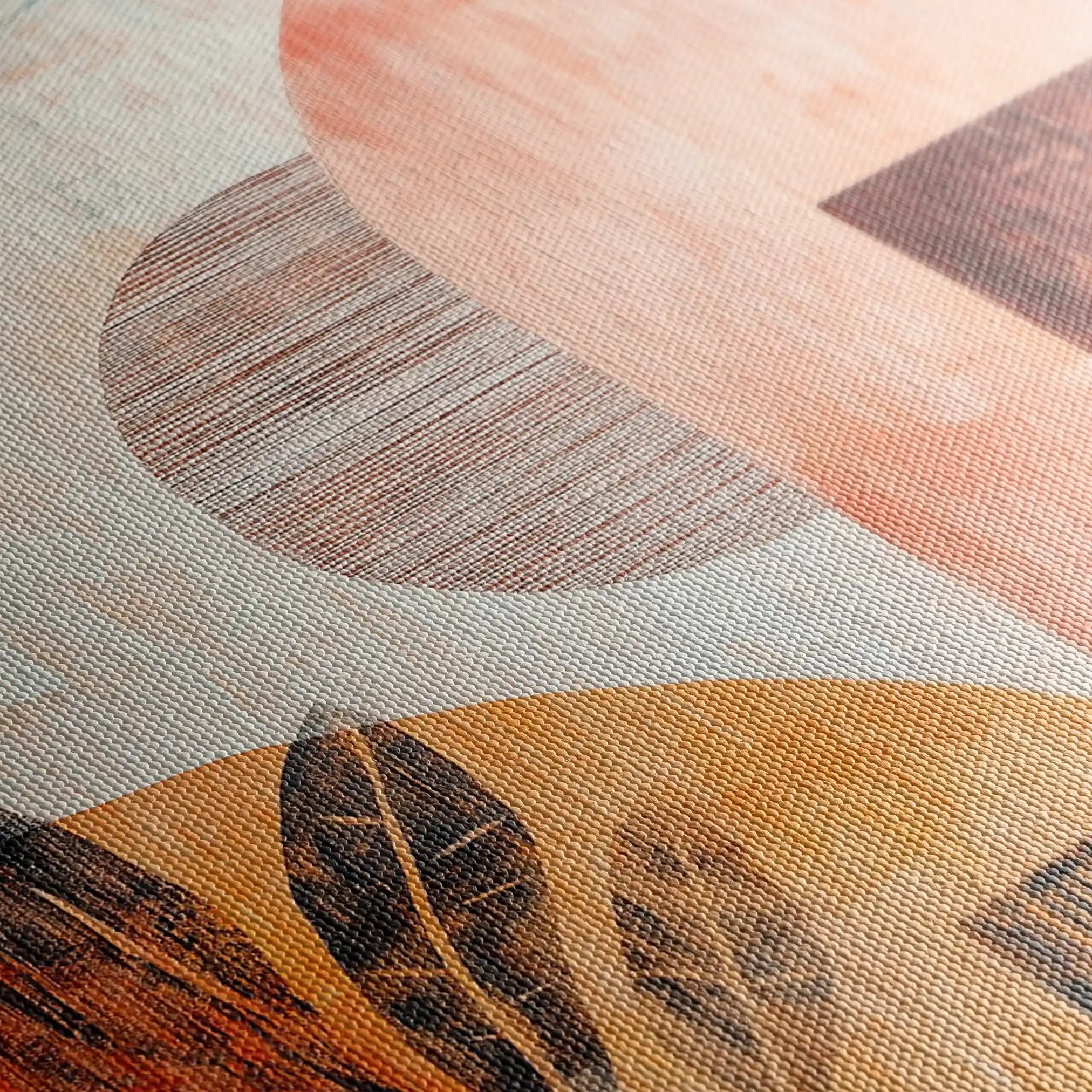 Boho 116 Canvas Art 60 x 40 cm / Black
