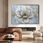 Floral 116 Canvas Art 18" x 24" / 45 x 60 cm / Black