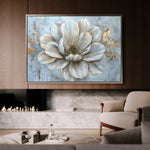 Floral 116 Canvas Art 18" x 24" / 45 x 60 cm / Black