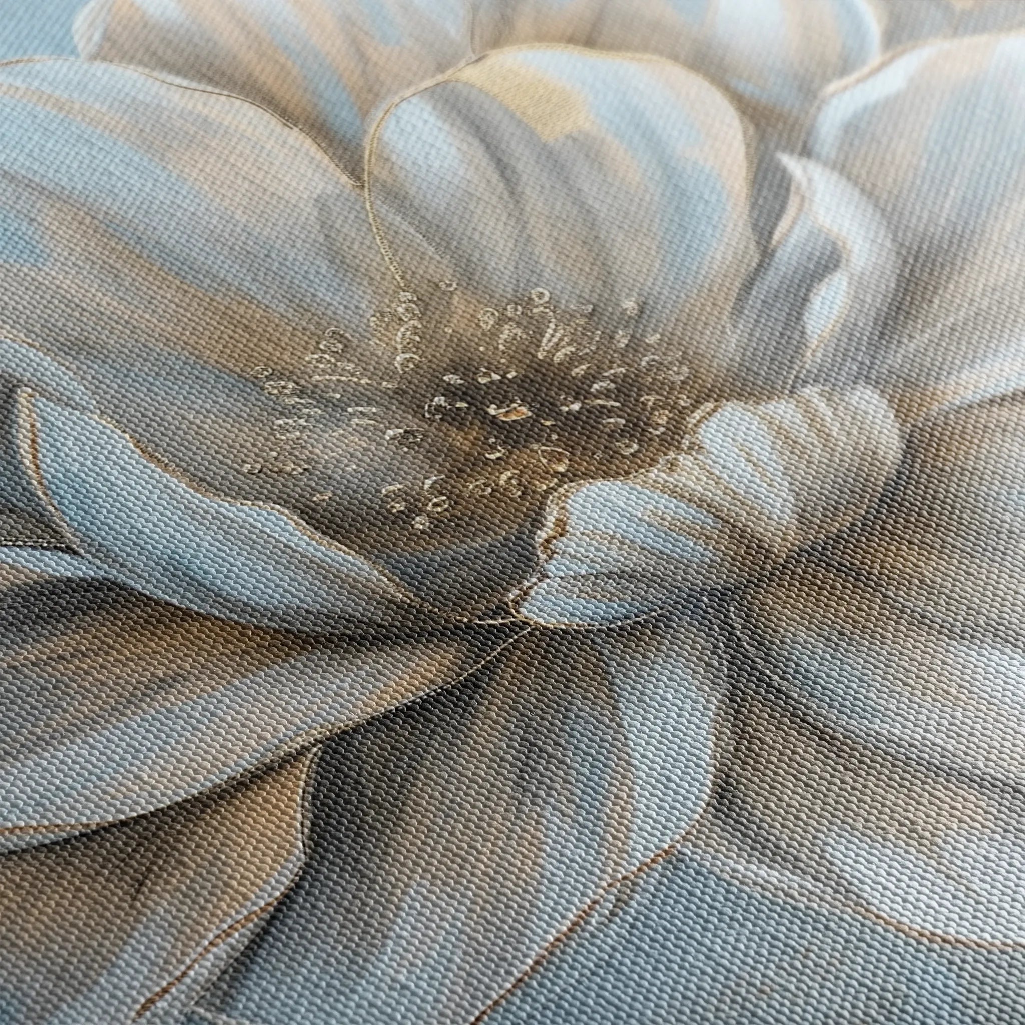 Floral 116 Canvas Art 18" x 24" / 45 x 60 cm / Black