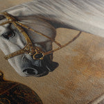 Horses 116 Canvas Art 18" x 24" / 45 x 60 cm / Black