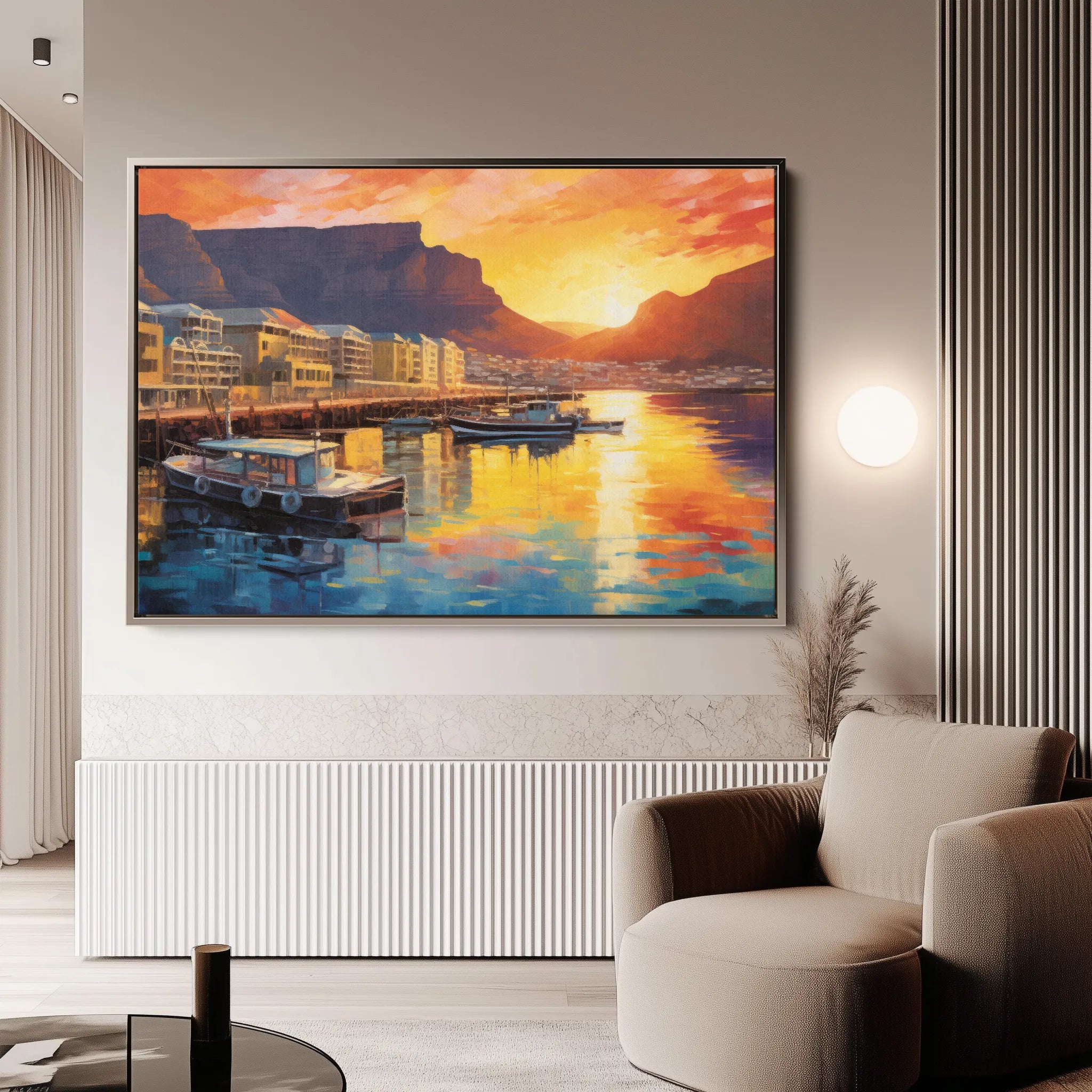 Landscape 116 Canvas Art 18" x 24" / 45 x 60 cm / Black