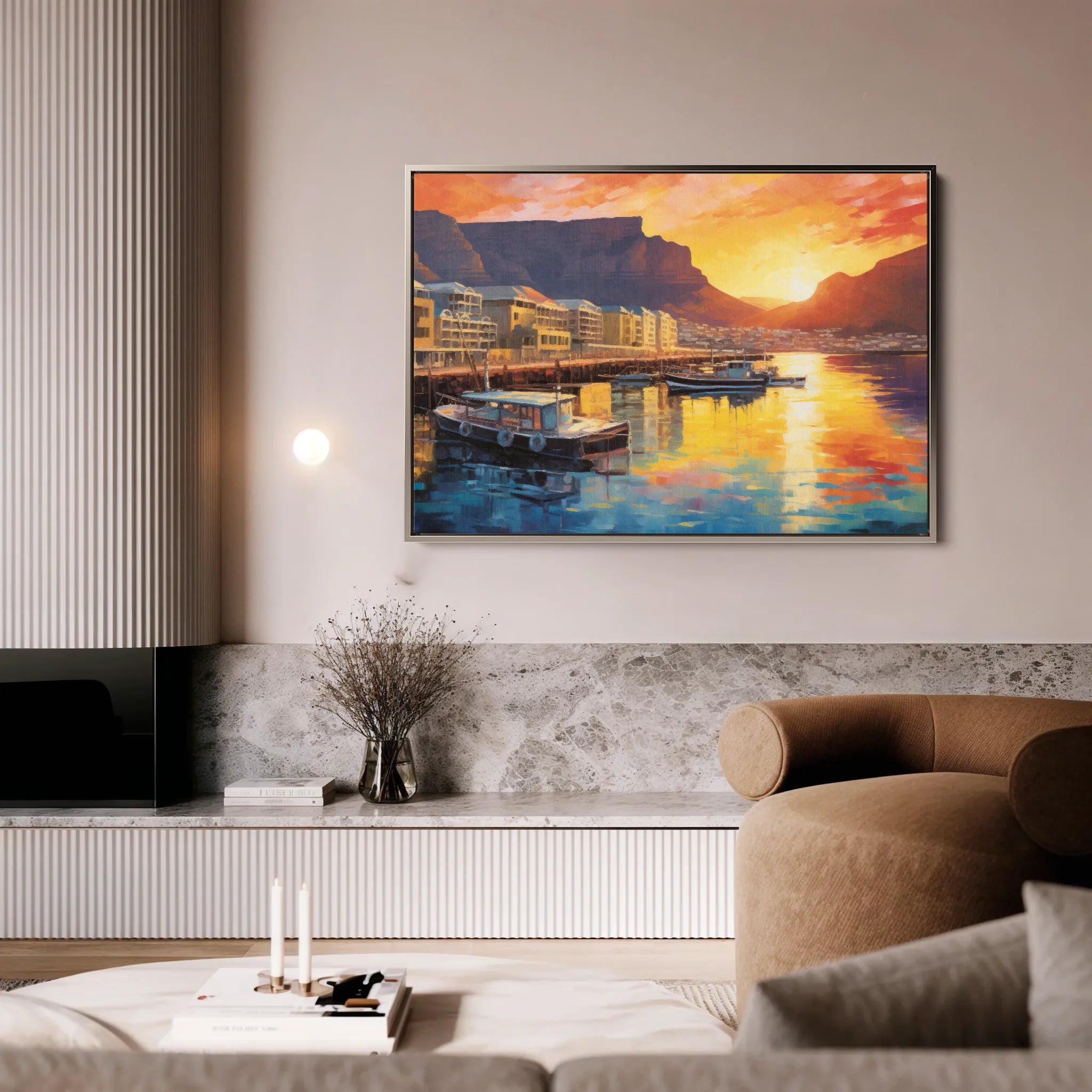 Landscape 116 Canvas Art 18" x 24" / 45 x 60 cm / Black