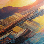Landscape 116 Canvas Art 18" x 24" / 45 x 60 cm / Black