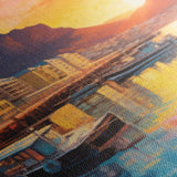 Landscape 116 Canvas Art 18" x 24" / 45 x 60 cm / Black