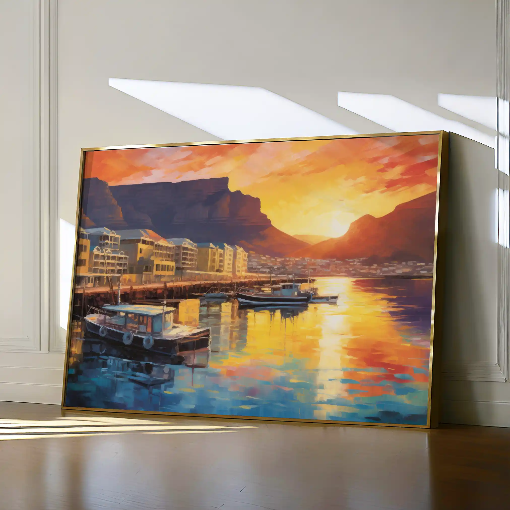 Landscape 116 Canvas Art 60 x 40 cm / Black