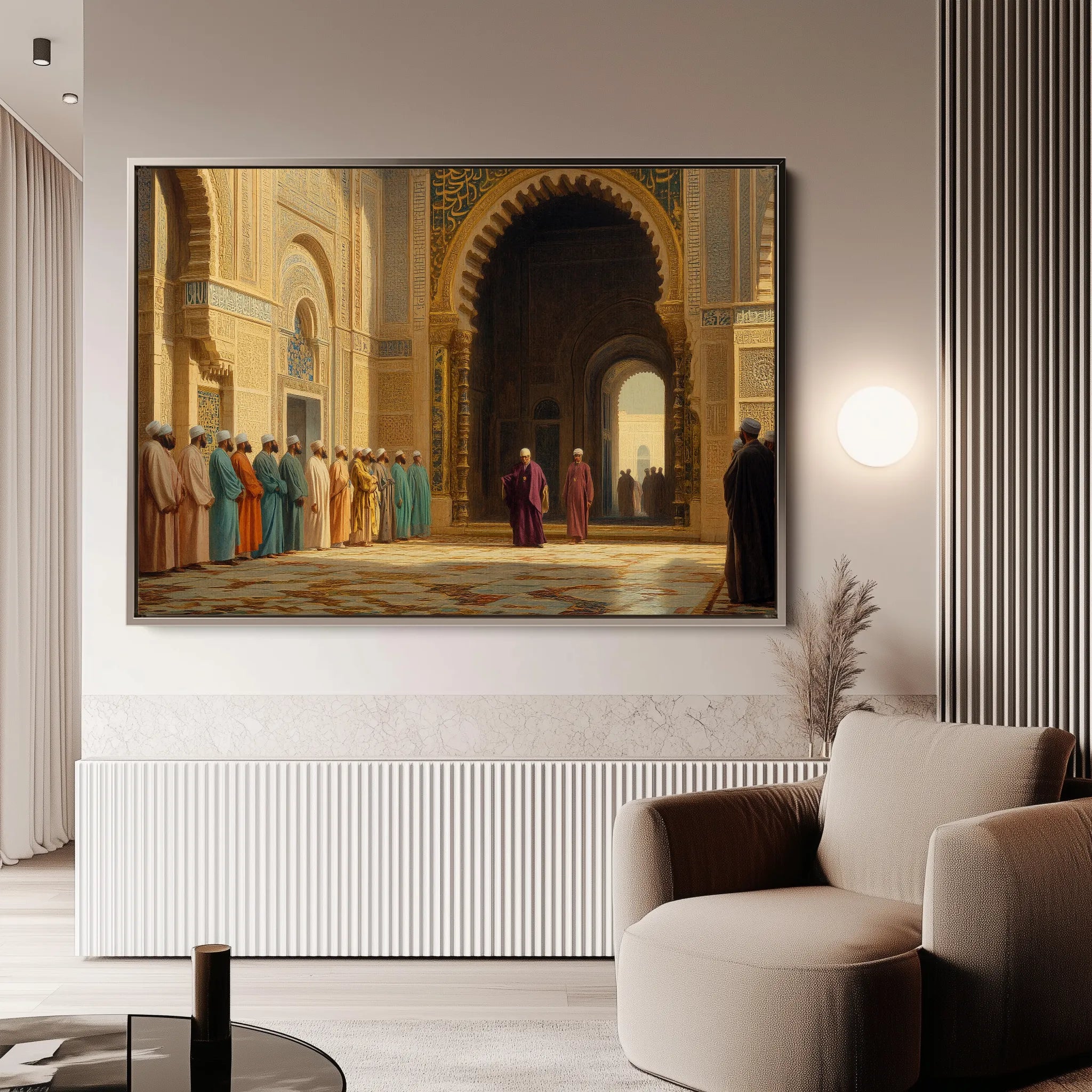 Orientalist 116 Canvas Art 18" x 24" / 45 x 60 cm / Black
