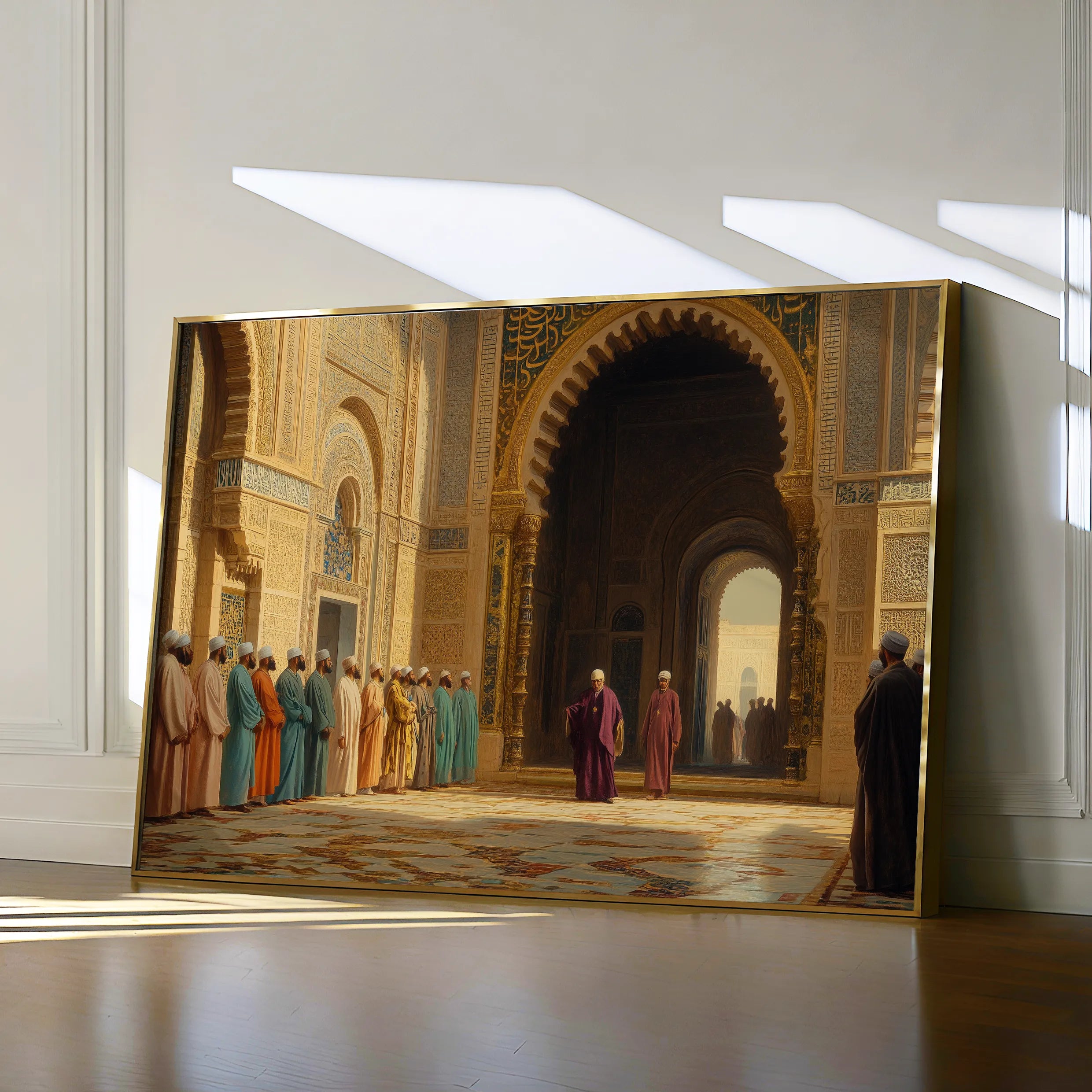 Orientalist 116 Canvas Art 18" x 24" / 45 x 60 cm / Black