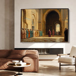 Orientalist 116 Canvas Art 18" x 24" / 45 x 60 cm / Black