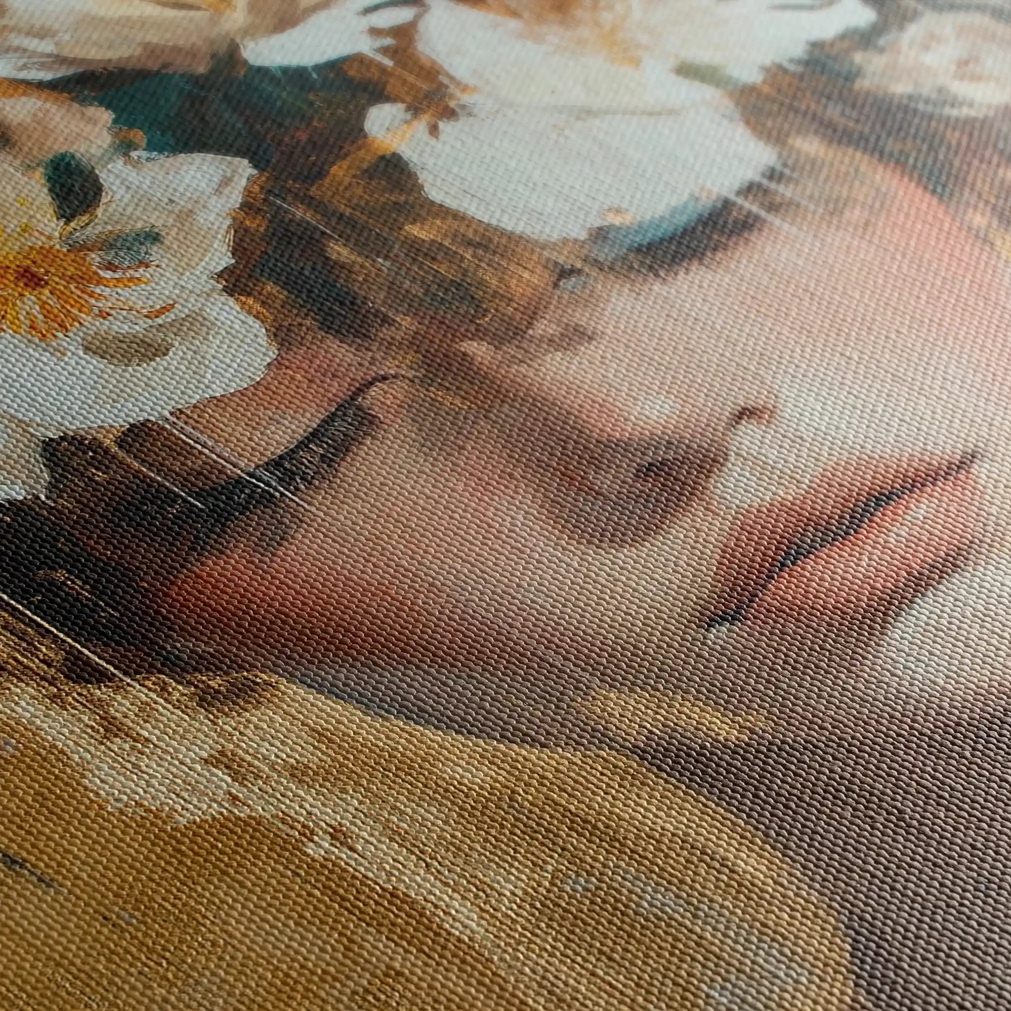 Portrait 116 Canvas Art 60 x 40 cm / Black