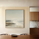 Abstract 1160 Canvas Art 16" x 16" / 40 x 40 cm / Black
