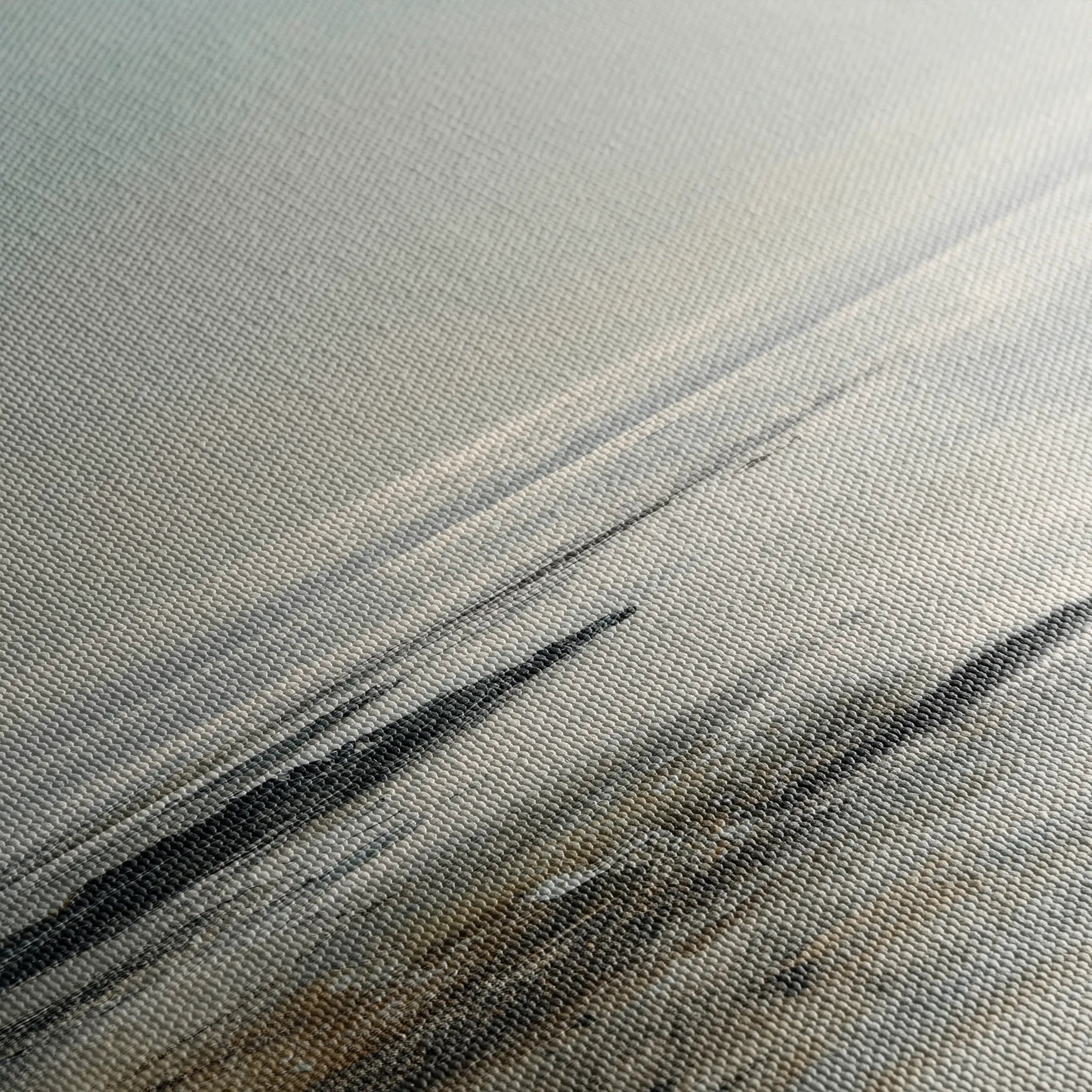 Abstract 1160 Canvas Art 16" x 16" / 40 x 40 cm / Black