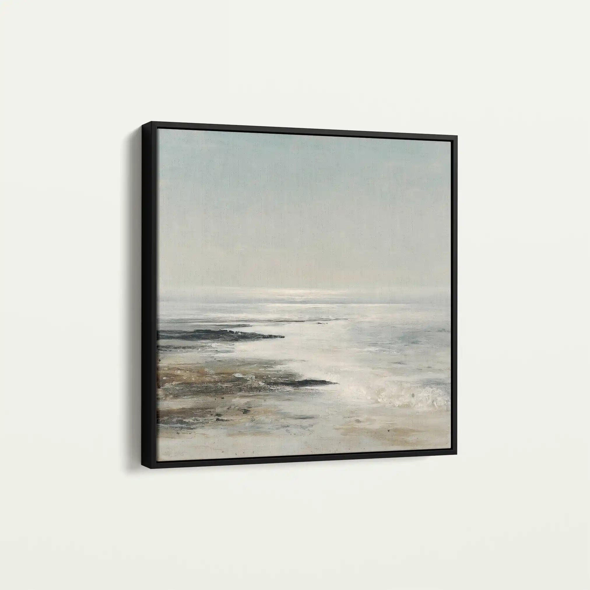 Abstract 1160 Canvas Art 60 x 60 cm / Black