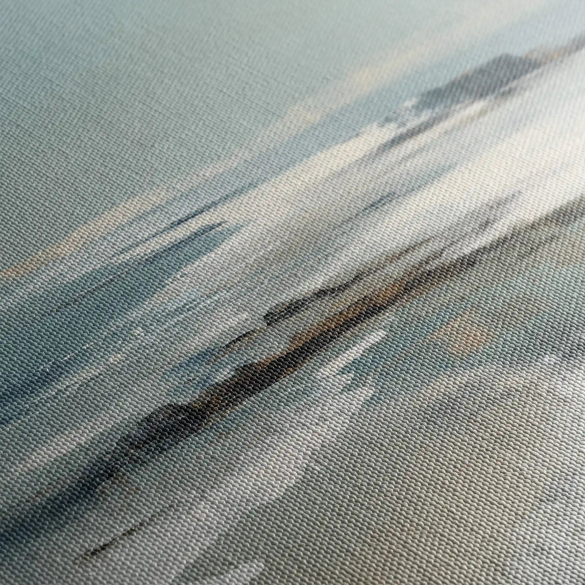 Abstract 1161 Canvas Art 60 x 60 cm / Black