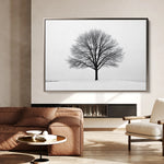 Floral 1161 Canvas Art 18" x 24" / 45 x 60 cm / Black