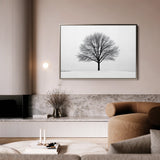 Floral 1161 Canvas Art 18" x 24" / 45 x 60 cm / Black