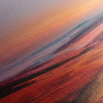 Abstract 1162 Canvas Art 16" x 16" / 40 x 40 cm / Black
