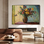 Floral 1162 Canvas Art 18" x 24" / 45 x 60 cm / Black