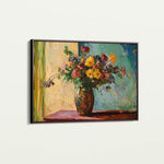 Floral 1162 Canvas Art 18" x 24" / 45 x 60 cm / Black
