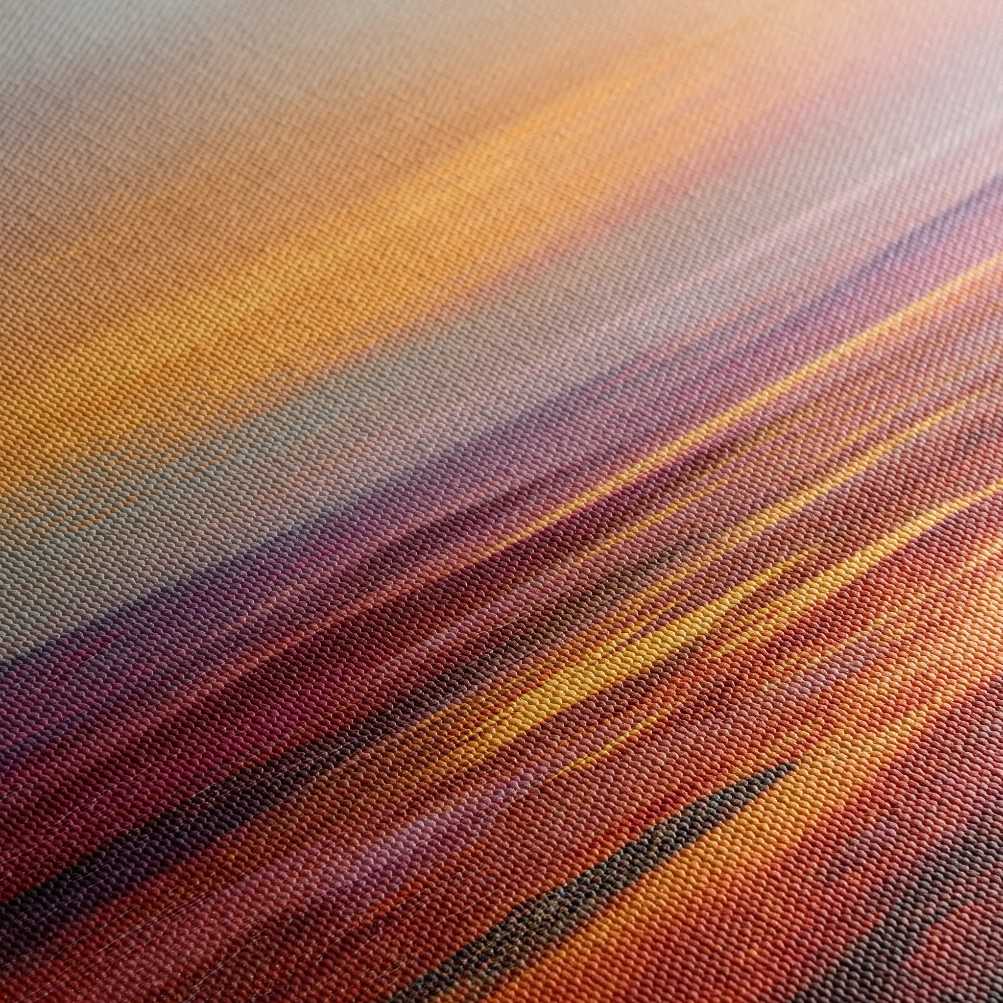 Abstract 1163 Canvas Art 16" x 16" / 40 x 40 cm / Black