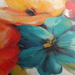 Floral 1163 Canvas Art 18" x 24" / 45 x 60 cm / Black