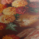 Floral 1164 Canvas Art 18" x 24" / 45 x 60 cm / Black