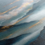 Abstract 1165 Canvas Art 16" x 16" / 40 x 40 cm / Black