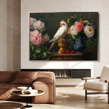 Floral 1165 Canvas Art 18" x 24" / 45 x 60 cm / Black