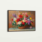 Floral 1166 Canvas Art 18" x 24" / 45 x 60 cm / Black
