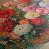 Floral 1166 Canvas Art 18" x 24" / 45 x 60 cm / Black