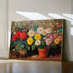 Floral 1167 Canvas Art 18" x 24" / 45 x 60 cm / Black