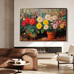 Floral 1167 Canvas Art 18" x 24" / 45 x 60 cm / Black