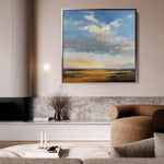 Abstract 1169 Canvas Art 16" x 16" / 40 x 40 cm / Black