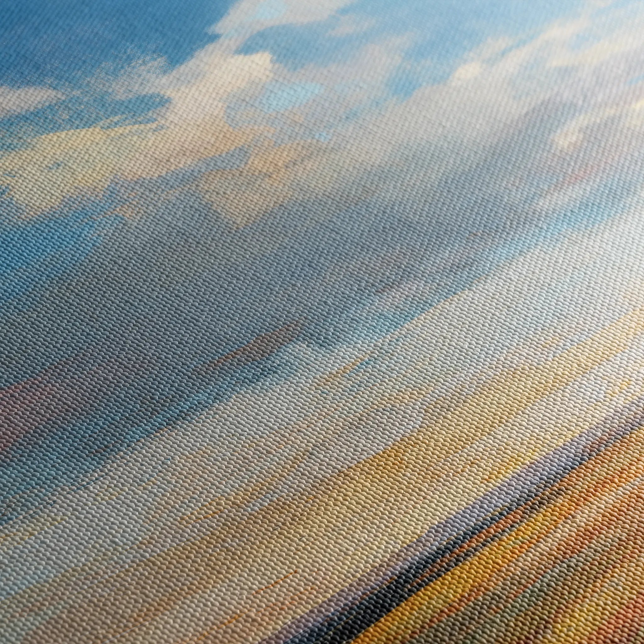 Abstract 1169 Canvas Art 16" x 16" / 40 x 40 cm / Black