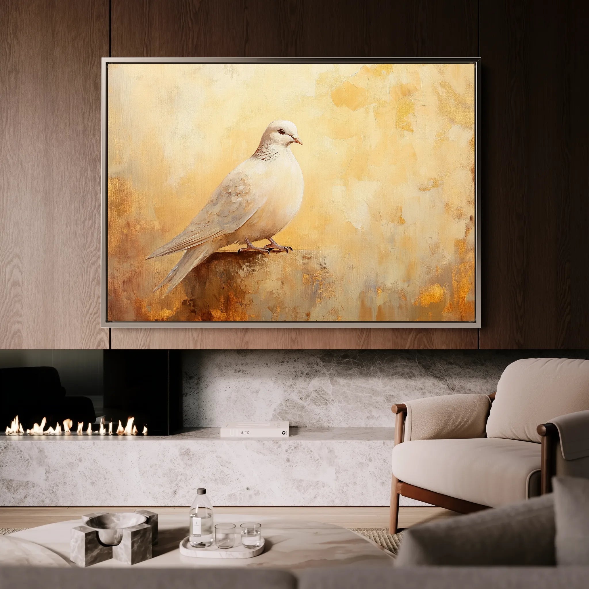 Animals 117 Canvas Art 18" x 24" / 45 x 60 cm / Black