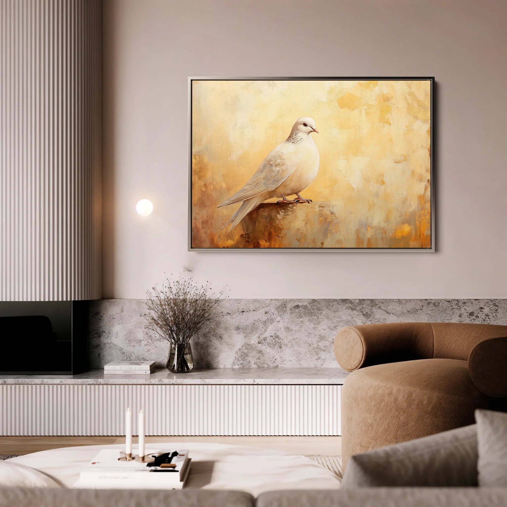 Animals 117 Canvas Art 18" x 24" / 45 x 60 cm / Black