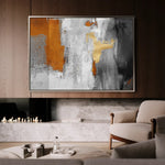 Abstract 117 Canvas Art 60 x 40 cm / Black