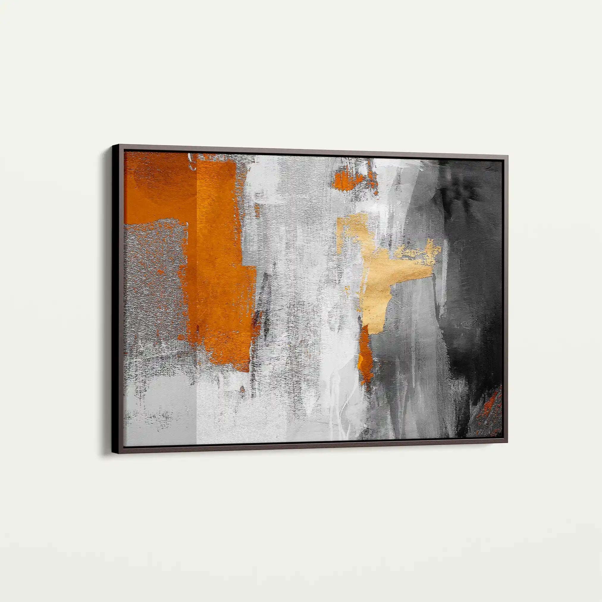 Abstract 117 Canvas Art 60 x 40 cm / Black