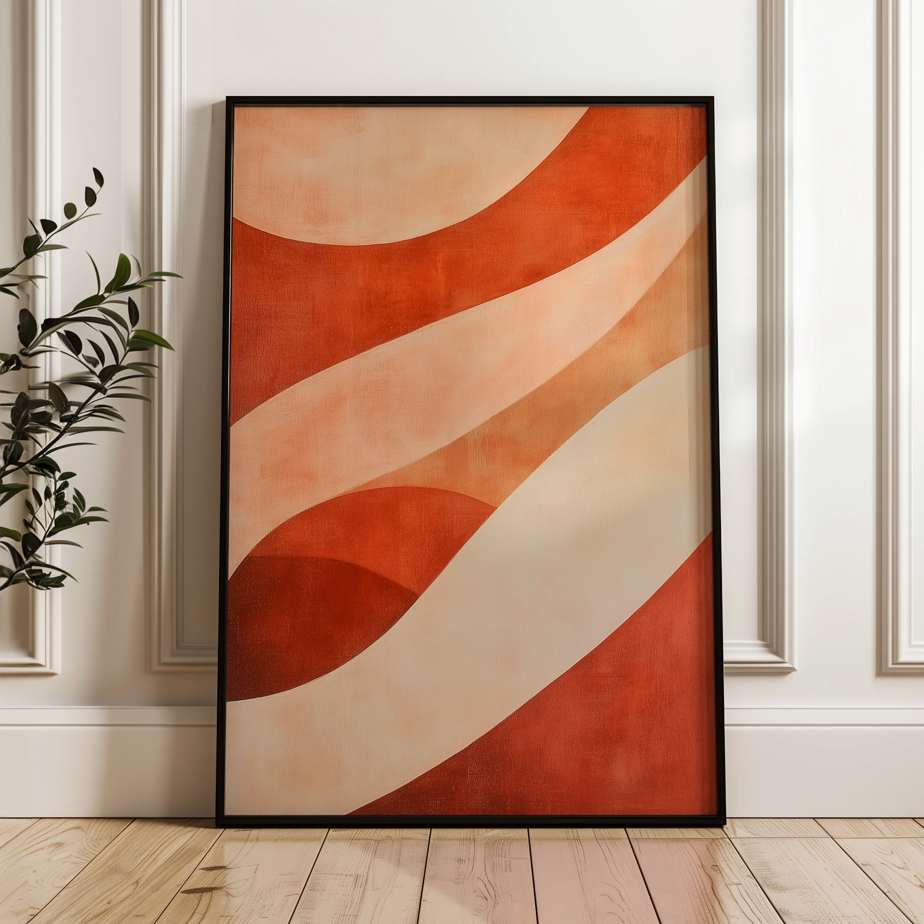 Boho 117 Canvas Art 18" x 24" / 45 x 60 cm / Black