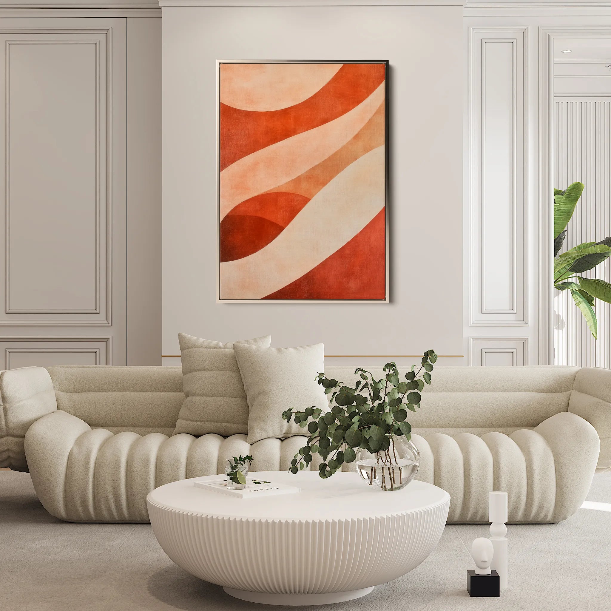 Boho 117 Canvas Art 18" x 24" / 45 x 60 cm / Black