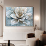 Floral 117 Canvas Art 18" x 24" / 45 x 60 cm / Black